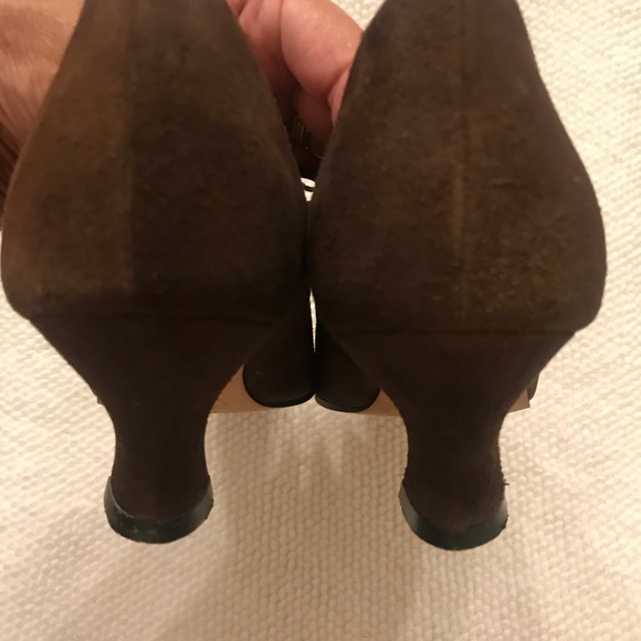 Enzo Angiolini Vintage Gatsby Brown Suede 9 N - Picture 4 of 8